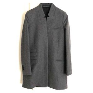 Women’s gray wool coat